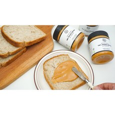 순 땅콩버터 100%땅콩 무첨가 무설탕 슈퍼 땅콩잼 넛츠 피넛버터, 300g, 1개 - 이미지 5