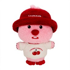 잔망루피 체리 포슬 봉제 인형 17cm, 혼합색상, 1개