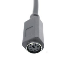 맥키보드 어댑터 컨버터 케이블 코드 DIN5 AT 수미니호환 PS2 암 PC 6 인치 1 개, 01 15CM, 01 BLA