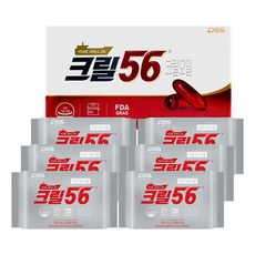 펄세스 크릴오일 크릴56 1000mgX30캡슐X6팩, 6개, 30정