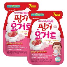 아이배냇 핑거 요거트, 딸기, 2개, 20g
