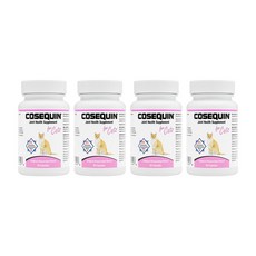 4개 Nutramax 코세퀸 고양이 관절 건강 보조식품 80 스프링클 캡슐