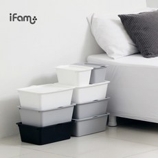 아이팜 뉴디자인/룩트롤리 정리함 바구니 대4/소4, B.뉴디자인 바구니 대4_그레이