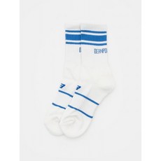 빈폴스포츠 Unisex 스카이 블루 ACTIVE 미드 삭스 (BO98KTY03Q), 하늘색