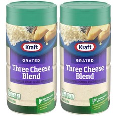 크라프트 3가지 치즈 블렌드 셰이커, 2개, 227g