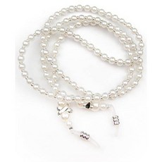 ALL in ONE Off White Acrylic Pearl Beads Eyeglass Sunglass Retainer Ne