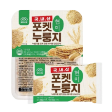 국산 포켓 누룽지 현미, 1개, 330g