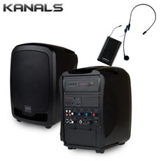 카날스 AT-115N 150W 포터블 앰프 스피커 무선1CH, 헤드셋1개, 1개
