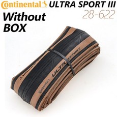 ULTRA SPORT III 로드 바이크 접이식 타이어, U28C Brown OE X1, 1개