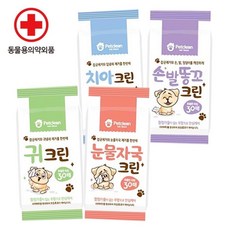 강아지물티슈 애견 고양이 양치 얼굴 손발 귀청소 눈꼽청소 야외용 청결, 1개