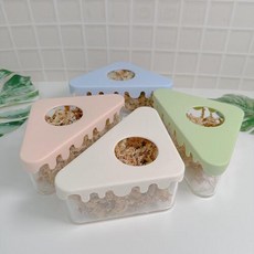 치즈케익 습식은신처 크레 게코도마뱀 습식은신처, 1개, 민트