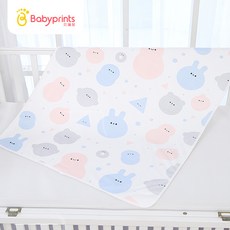 베 이 비 프 린스 베 이 비 간뇨 패드 세탁 가능 신생아 방수 통기 성 대나무 섬유 케, 1개