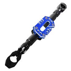 JC 22mm 7/8 "범용 오토바이 오토바이 조정 가능한 핸들 바 크로스바, 푸른