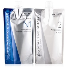 시세이도 프로페셔널 크리스탈라이징 알파H 스트레이트크림 N 일반 손상모용 1제 400ml + 2제 400ml