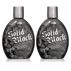 Millenium Tanning Solid Black 100X 밀레니엄 태닝 솔리드 블랙 다크 태닝로션 400ml 2개, 1개