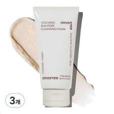 이니스프리 화산송이 모공 바하 클렌징 폼, 150g, 3개