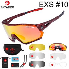 X-TIGER 새로운 5 1 편광 사이클링 선글라스 러닝 낚시 스키 달리기 골프 운전 선글라스, EXS #10