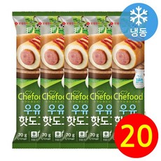 쉐푸드 Chefood 우유핫도그 70g, 20개