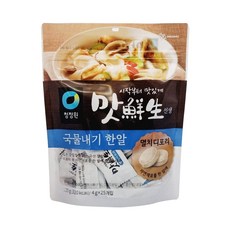 청정원 맛선생 멸치디포리 국물내기 한알, 100g, 4개