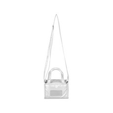 (국내배송) MATIN KIM 마뗑킴 127 배송 TWO WAY MINI PADDING TOTE BAG IN SILVER