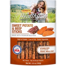 RUFFIN IT Healthfuls Sweet Potato Beef Sticks Dog Treats 0.5-oz bag