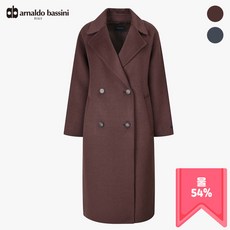 아날도바시니 핸드메이드 울 혼방 더블 롱 코트 ZAV11CT04M
