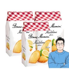 Bonne Maman 본마망 레몬 마들렌 175g 3팩, 3개