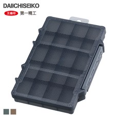 제일정공 MC케이스 195 P타입 웜케이스 루어태클박스, 블랙-332543