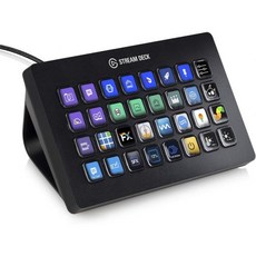 【.co.jp限定】Elgato Stream Deck XL 엘가토 스트림 덱 【32 키 배열】라이브 콘텐츠 작성용 컨트롤러 전송자용 디스 OBSTwitchYouTube 연계 MacP, LCD 버튼: 32개