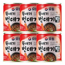 유동 뚝배기 번데기탕 얼큰한맛 280g X 6개