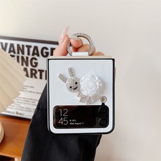 제트플립4케이스 z플립3 케이스 큐빅 핑거링 제트플립케이스 PC 삼성 링 갤럭시 제트플립4케이스