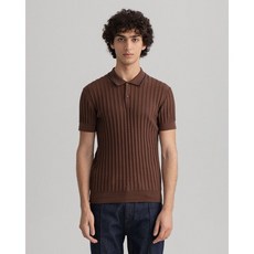 폴로케이블반팔니트