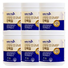 산양유 단백질 초유 MBP 분말가루 100 고함량 네덜란드 산양 프로틴, 200g, 6개