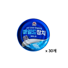 사조 마일드 참치 안심따개, 85g, 30개