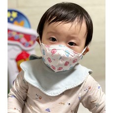 국산 새부리형 초소형 마스크 20매 소형 6개월 돌 아기 돌전 신생아 어린이 영아 유아 영유아 12개월 2세 3세 4세 5세 6세 7세일회용, 강아지무늬 마스크 1개
