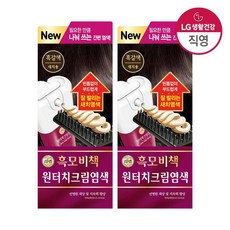 리엔 흑모비책 원터치 80g 흑갈색 2개, 단품, 단품