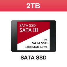 노트북 데스크탑 PC 게임용 SSD 디스크 드라이브 25 인치 SATA 3 고속 하드 솔리드 스테이트 2TB 1TB 5, 03 Red 2TB, 한개옵션1