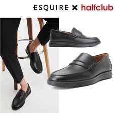 ESQUIRE 남성 스트레이트팁 페니로퍼 PX0MSD203BK