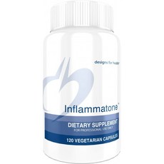 건강을위한 디자인 Inflammatone - Proteolytic Enzymes + 심황 Curcumin (120 캡슐)
