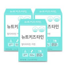정담건강 뉴트키즈타민 어린이비타민 30포X3개, 90포, 2g