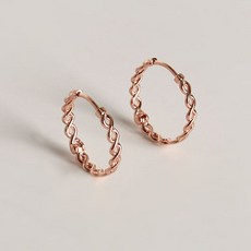 14k꼬임링귀걸이