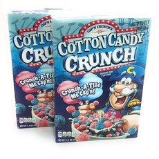 Capn Crunch Cotton Candy Cereal 11.4 oz Pack of 2 Capn Crunch 솜사탕 시리얼 323.2g 2 팩, 1