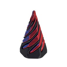불가능한통과 피젯 퍼즐 3D프린터, 육각뿔 5.5cm, 레인보우 레드블루 (P022), 1개