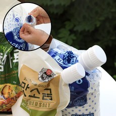 봉지캡 봉지 클립 봉투 밀폐 뚜껑 마개 기발한아이디어상품, S, 1개