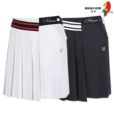 마코 여성 언발 플리츠 미니 스커트 MMW2CU62