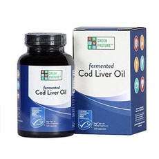 그린 패스처 발효 코드리버 오일 대구 간유 120캡 1팩 Green Pasture Fermented Cod Liver Oil, 1개