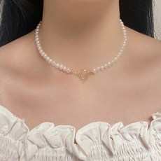 진주토글바목걸이