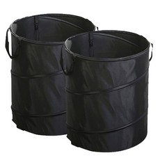 1+1 아펙토 캠핑용 팝업 쓰레기통 블랙+블랙
