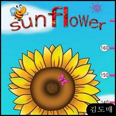 KDM 해바라기 카드 스티커 키재기 노래 종이집 아기돼지삼형재, KDM 1