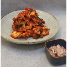장모님김치 겉절이 1kg 국내산 무설탕 생새우 청각 매실양념 깔끔한맛 당일생산, 1개